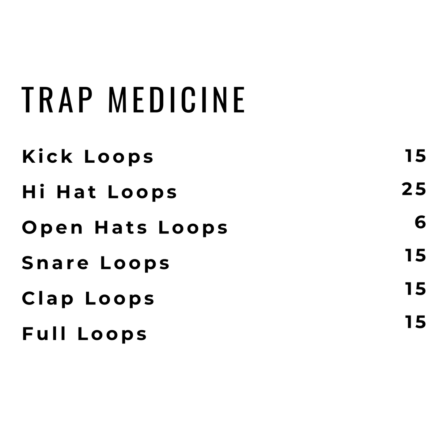 Trap Medicine (Drum Loop Kit) +90 Drum Loops