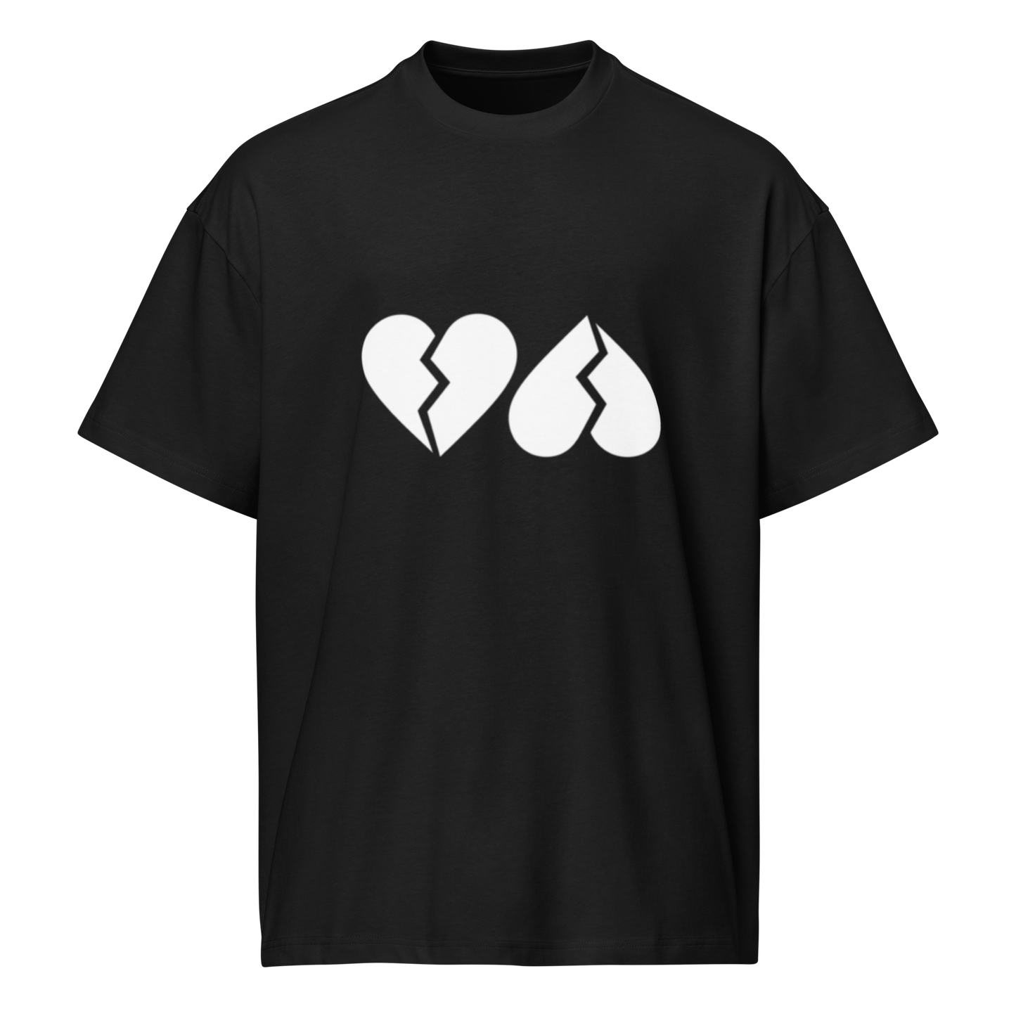 Camiseta Boxy "Doble Corazón Big"