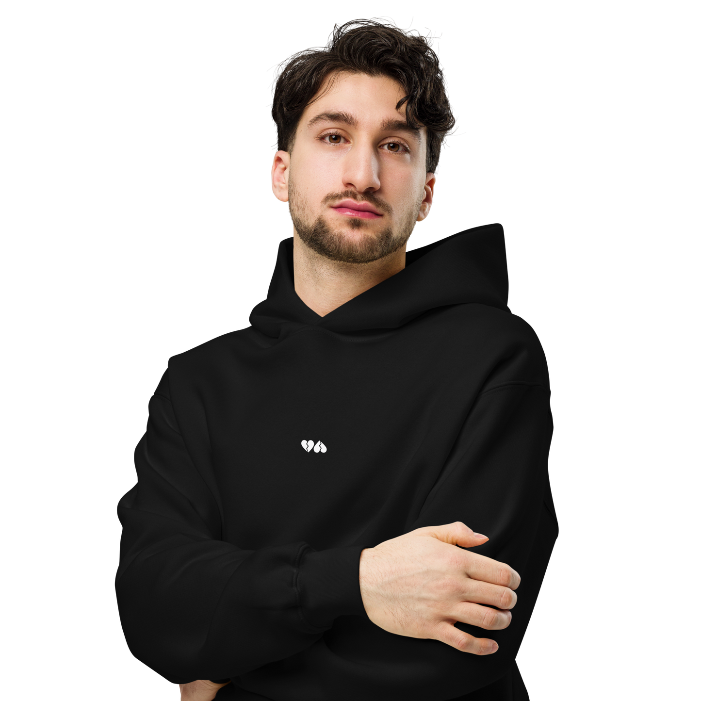 Oversized Hoodie "Doble Corazón Small"